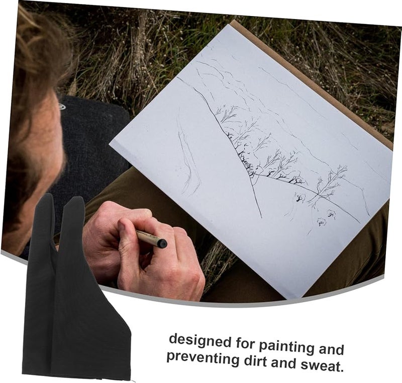 Ciieeo 4 Pack Protective Finger Guard Gloves Medium Size for Painting Dirt Protection - Image 4