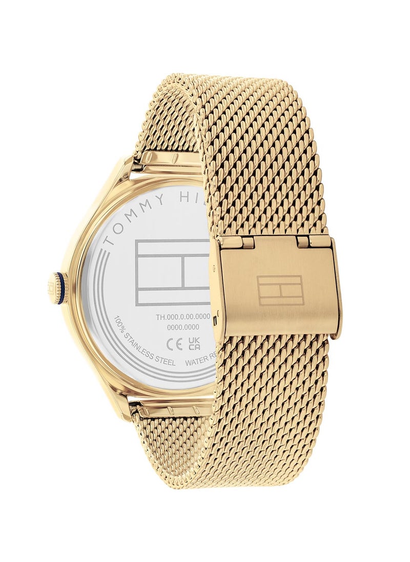 TOMMY HILFIGER Women's Analog Round Shape Stainless Steel Wrist Watch 1782655 - 41 Mm  - Image 3