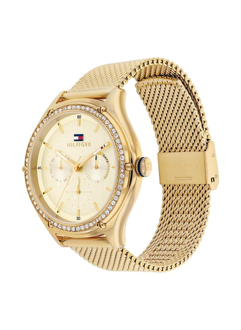 TOMMY HILFIGER Women's Analog Round Shape Stainless Steel Wrist Watch 1782655 - 41 Mm  - Image 1