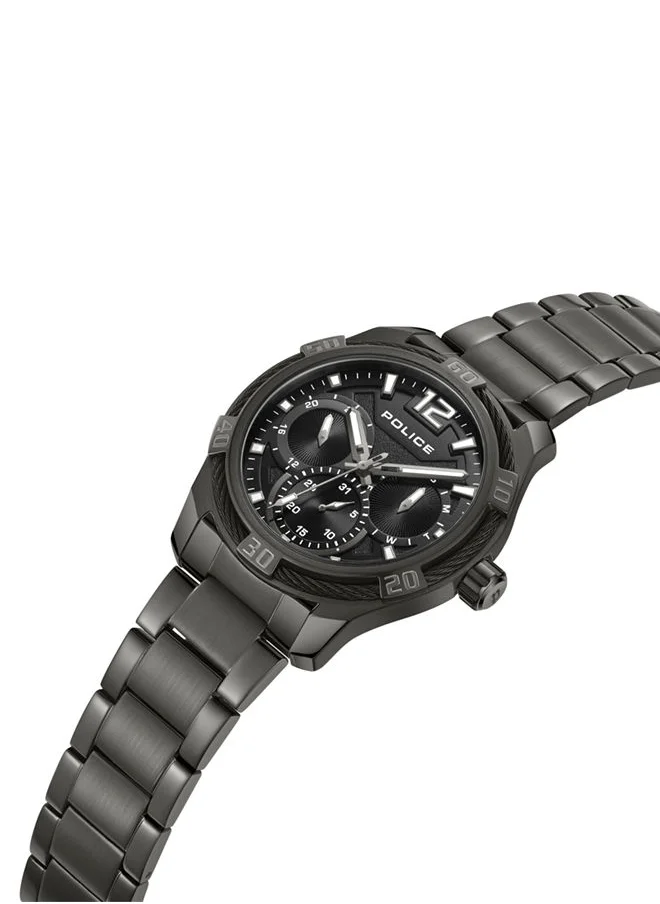بوليس POLICE - Chokery Watch For Men Black Dial With Black Bracelet - PEWJK0005302