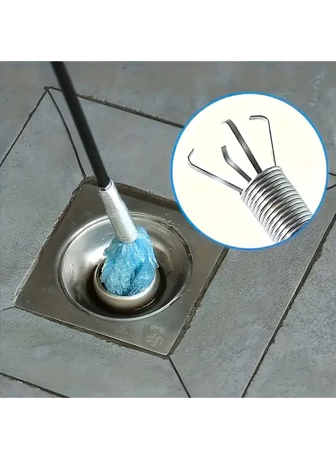 21 65 Inch Durable Drain Cleaning Tool Flexible Handheld Drain Picker For Sinks Bathtubs - Image 4