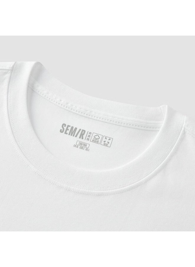 SEMIR تي شيرت صيفي قصير الأكمام للرجال من سمير طباعة حروف موضة 101325100108 - Image 2