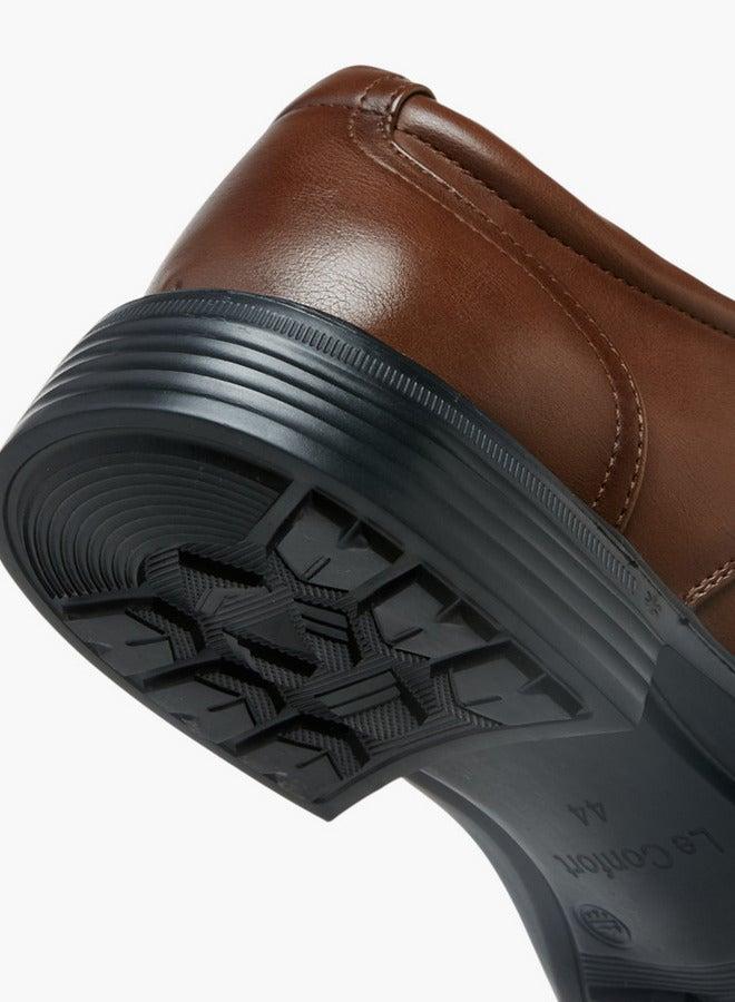 Le Confort Solid Lace-Up Derby Shoes - Image 5