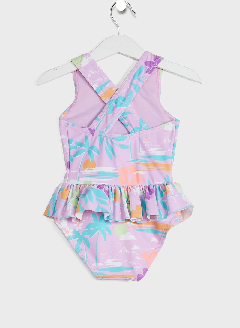 Marks & Spencer Kids Palm Print Swimsuit