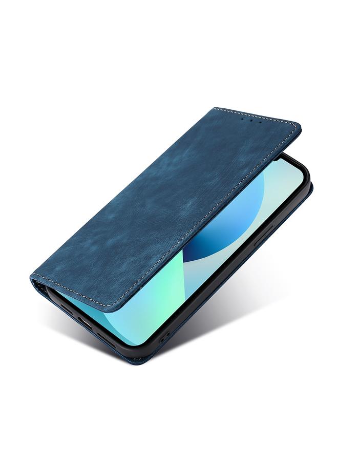 اس-توب جراب هاتف Honor X7A RFID مضاد للسرقة مصنوع من الجلد المغناطيسي - Image 3