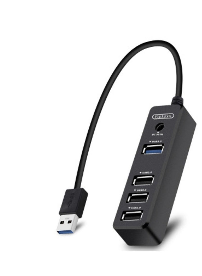 Earldom Earldom Laptop Docking Station USB3.0 to 3*USB 2.0 1*USB 3.0 Hub Adapter 5GBit/s Gigabit Ethernet for PC Laptop with No Need Driver  - Image 1