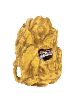 REPTIZOO REPTIZOO Reptile Hide Hookable Multi-Levels Hideout Resin Reptile Cave Bearded Dragon Hideout Reptile Terrarium Accessories Decor for Reptiles, Amphibians, Snakes, Lizards,Leopard Gecko  - Image 2