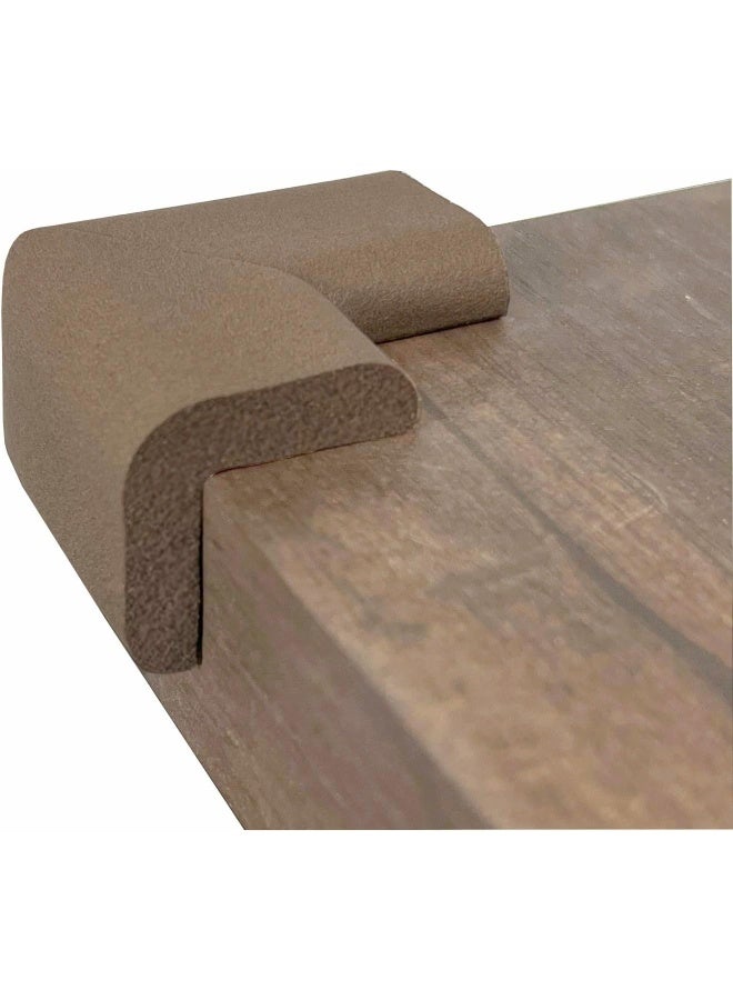 KidKusion Corner Cushion | Made in USA | Brown | 8 Pack | Furniture and Corner Protector - Image 2