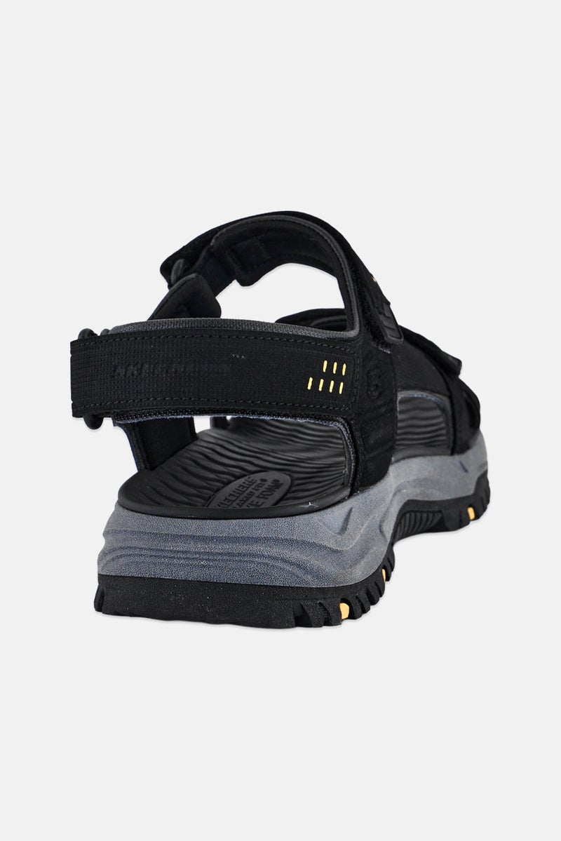 SKECHERS Men Prewitt Seabeck Velcro Closure Sandals, Black - Image 3
