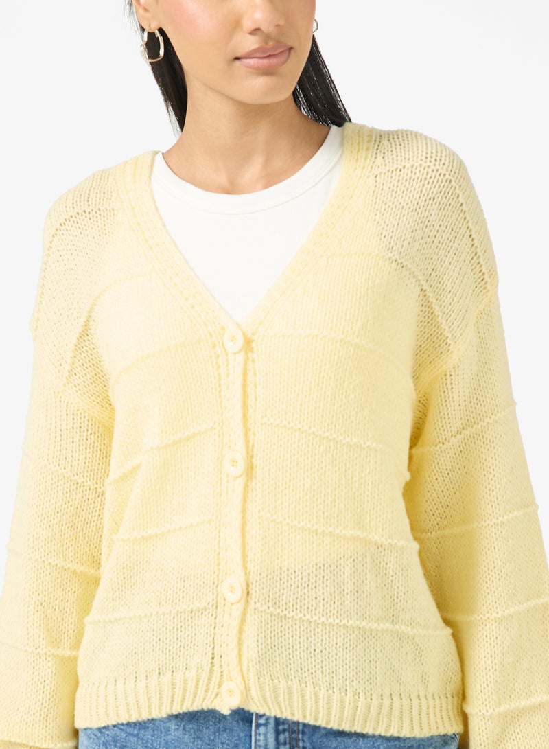 جينجر كارديجان محبوك بنقوش دقيقة - Image 3