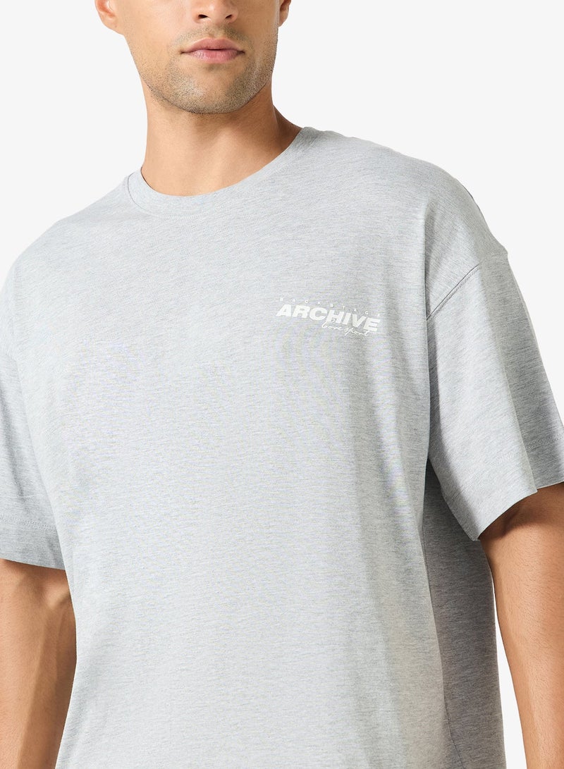 JACK & JONES Graphic Crew Neck T-Shirt - Image 3