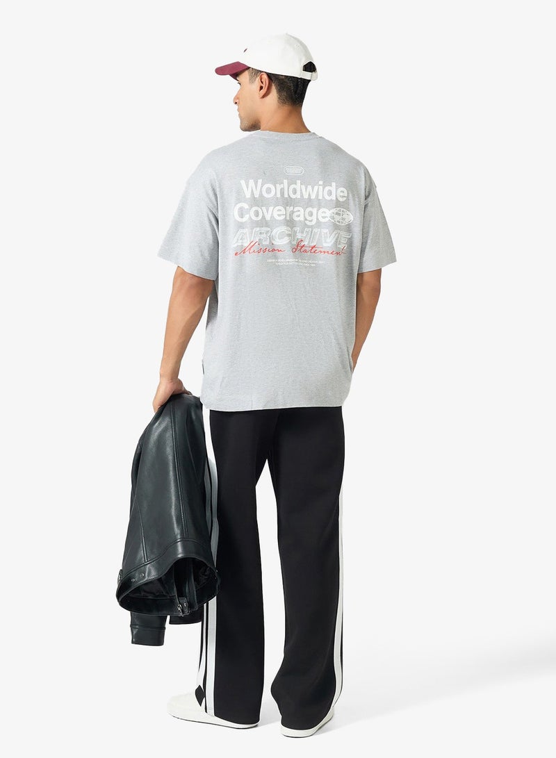 JACK & JONES Graphic Crew Neck T-Shirt - Image 4