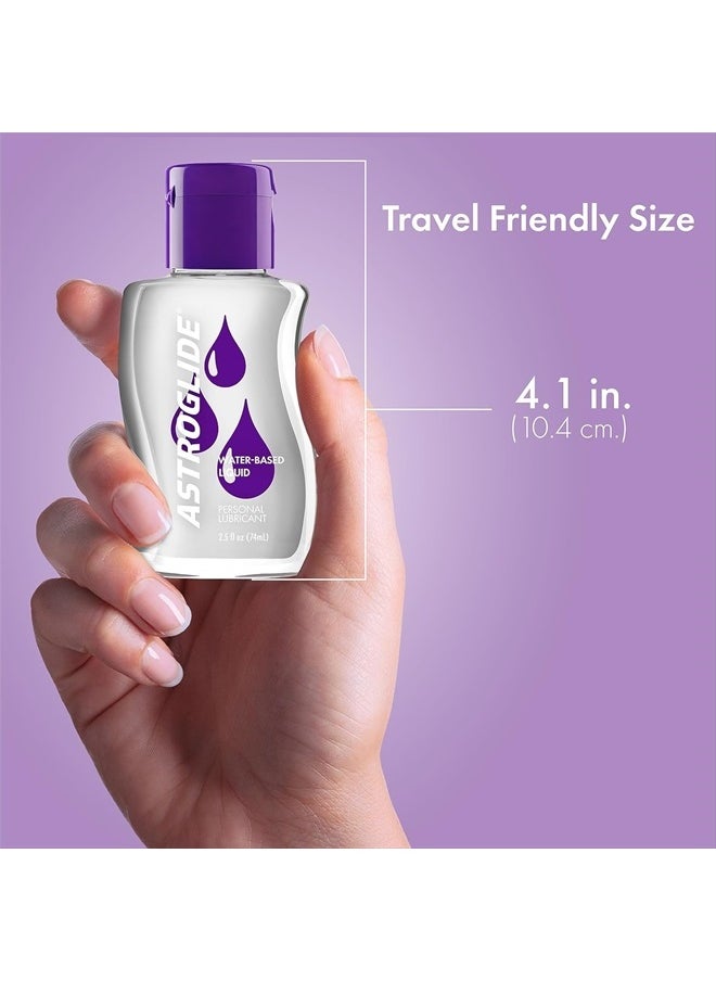 ASTROGLIDE Liquid, Water Based Personal Lubricant, 2.5 oz., (Pack of 3)  - Image 3