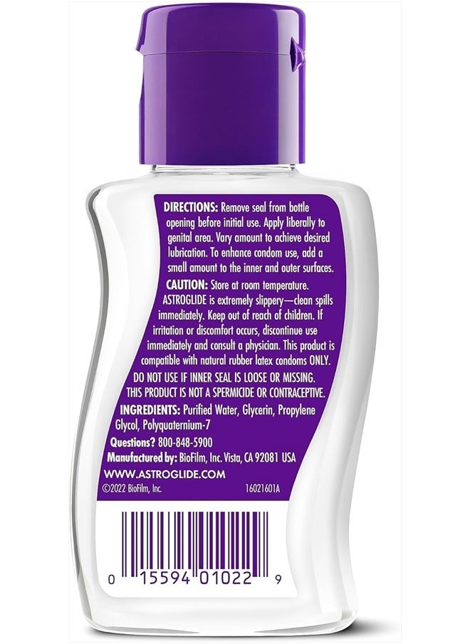 ASTROGLIDE Liquid, Water Based Personal Lubricant, 2.5 oz., (Pack of 3)  - Image 2