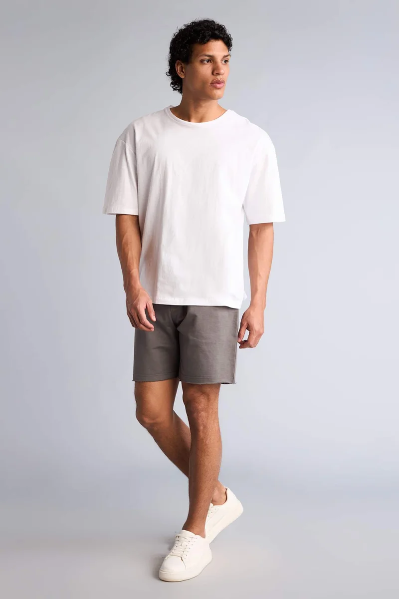Defacto  Slim Fit Basic Shorts for Men | Best Price UAE