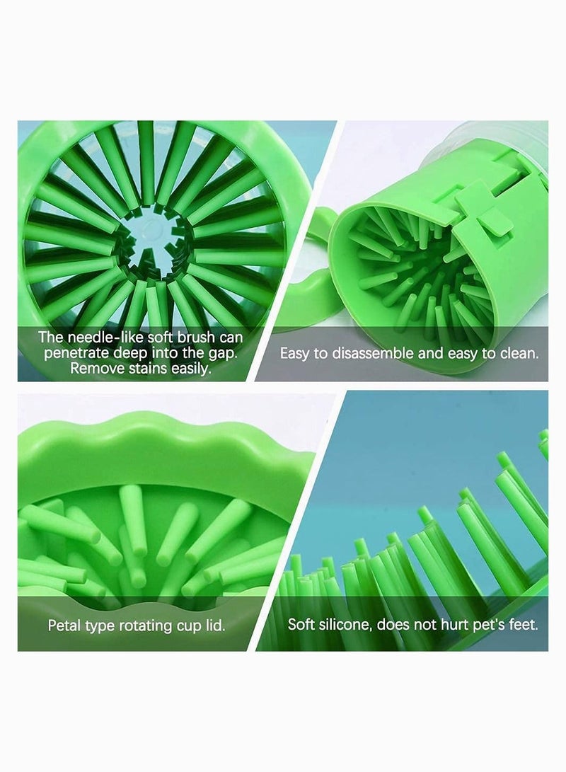 سيوسي منظف مخالب الكلاب ، فرشاة تنظيف الحيوانات الأليفة المحمولة من SYOSI ، كوب وغسالة قدم الكلب ، مدلك ناعم من السيليكون لتنظيف أقدام القطط الأليفة المتسخة ، والعناية بها - Image 4