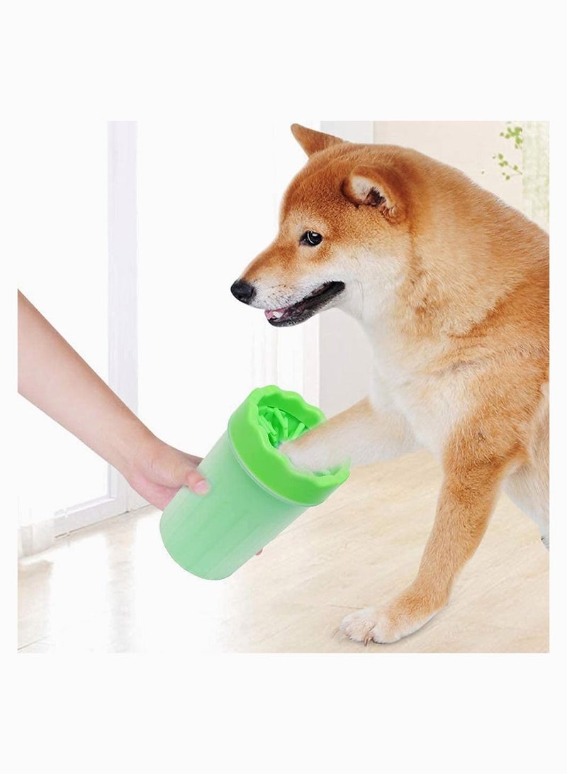 سيوسي منظف مخالب الكلاب ، فرشاة تنظيف الحيوانات الأليفة المحمولة من SYOSI ، كوب وغسالة قدم الكلب ، مدلك ناعم من السيليكون لتنظيف أقدام القطط الأليفة المتسخة ، والعناية بها - Image 1