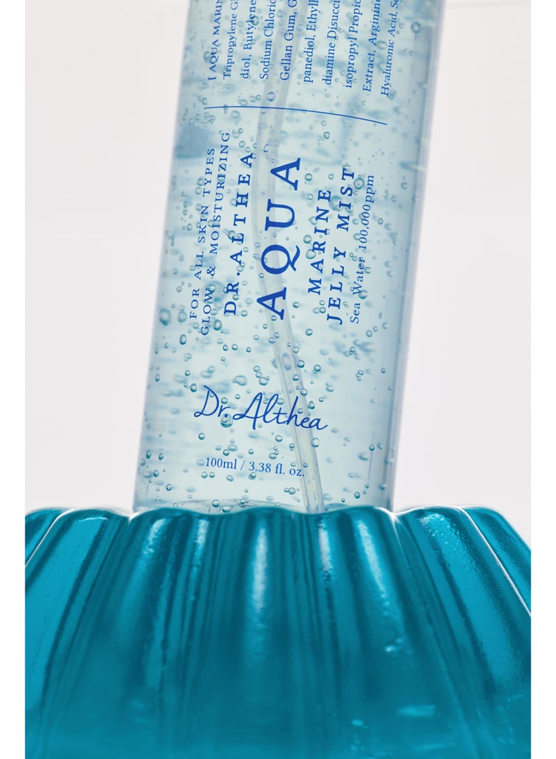Dr.althea Aqua Marine Jelly Mist – Korean Vegan Face Mist with PDRN, Deep Sea Water & Hyaluronic Acid, Instant Hydration & Cooling, Bouncy Jelly Glow, 3.38 Fl Oz - Image 5
