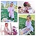 ANPHILE Doctor Costume for Kids Pink Doctor Lab Coat with Working Stethoscope Dress Up Costume for Toddler Girls - Image 4