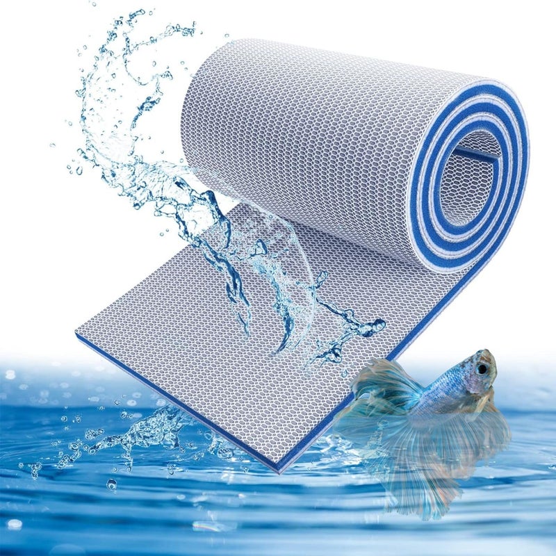 VAYINATO ® (40 * 30 Cm) Upgraded 8D Multi Layer Reusable Aquarium and Koi Pond Filter Media Sponge for Cyrstal Clear Water | No Clog | Washable | Long Lasting by Petzlifeworld - Image 1