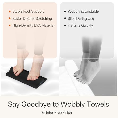 StrongTek Plantar Fasciitis Relief Foot Stretcher Pad, High-Density EVA Calf Stretching Block for Heel Pain, Achilles Tendon & Foot Arch Therapy, Portable & Lightweight - Image 3