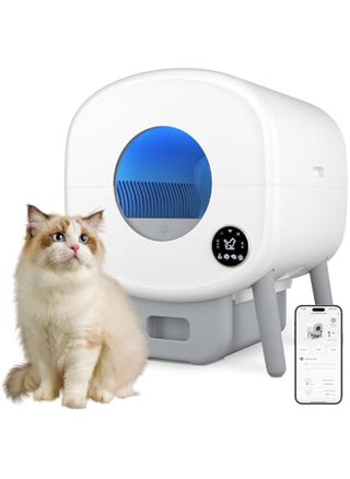 Automatic Self-Cleaning Cat Litter Box for Multiple Cats with Safety Protection and App Control, Includes Garbage Bags - pzsku/Z4313FC6FA56780EF4860Z/45/_/1730758983/997e017f-cf70-4da0-936f-444ab67f090b