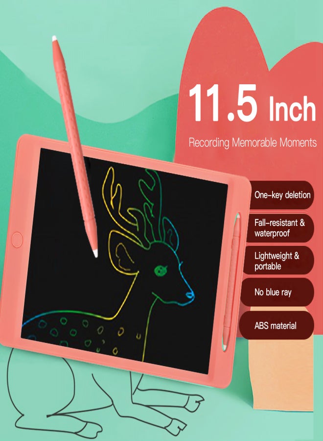 لوحة كتابة LCD قابلة لإعادة الشحن، مقاس 11.5 بوصة، شاشة ملونة للكتابة والرسم مع زر قفل القلم، لعبة تعليمية للأطفال الصغار، هدية مثالية للأولاد والبنات. - Image 4