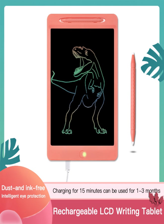لوحة كتابة LCD قابلة لإعادة الشحن، مقاس 11.5 بوصة، شاشة ملونة للكتابة والرسم مع زر قفل القلم، لعبة تعليمية للأطفال الصغار، هدية مثالية للأولاد والبنات. - Image 2