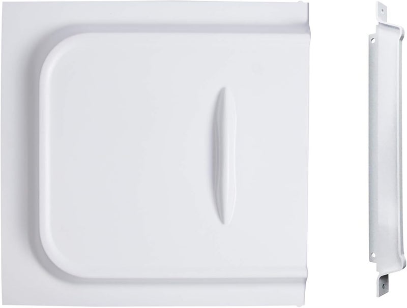 RVMATE Screen Door Slide with Slide Stop, 12" Panel for RV, Trailer, Camper, Motor Home, White - Image 1