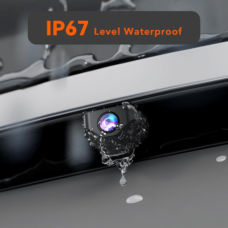 WOLFBOX Upgraded WDR Rear Camera for G840S/T10/T10 Plus/D07, 1080P Waterproof AHD Car Rear View Camera - Image 3
