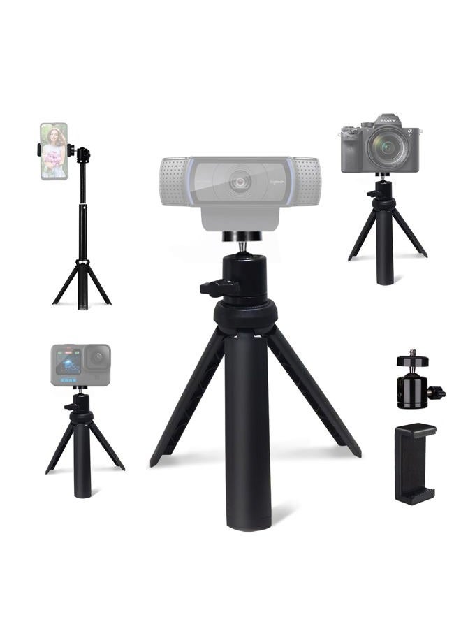 NEXIGO Lightweight Mini Tripod for Camera/Phone/Webcam, Extendable Stand, for NexiGo Logitech Webcam C920 C922 C925e C922x C930e C930 C615 Brio and Other Devices with 1/4" Thread - Image 1