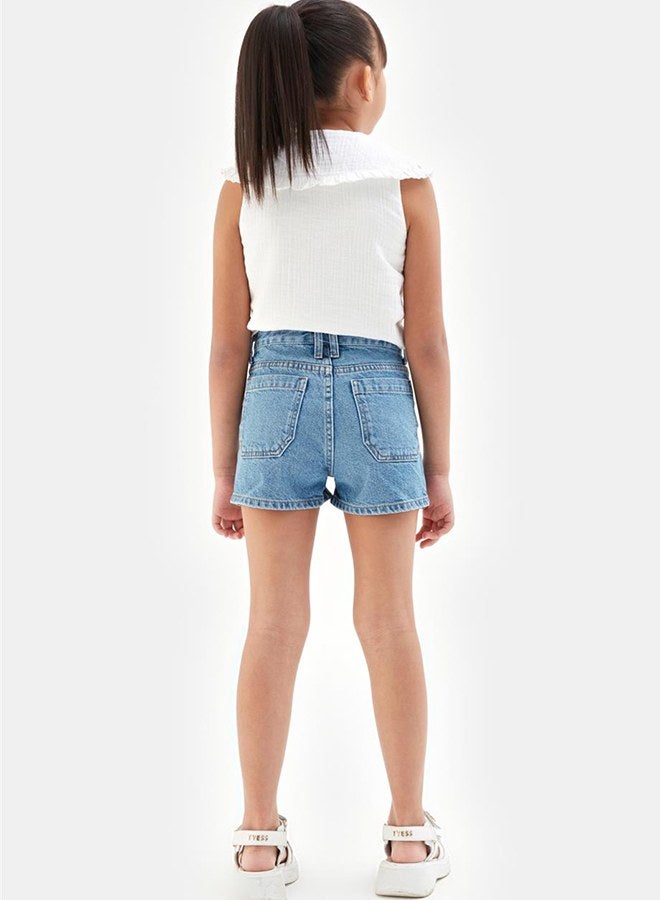 Tyess Girl White Blouse - Image 4