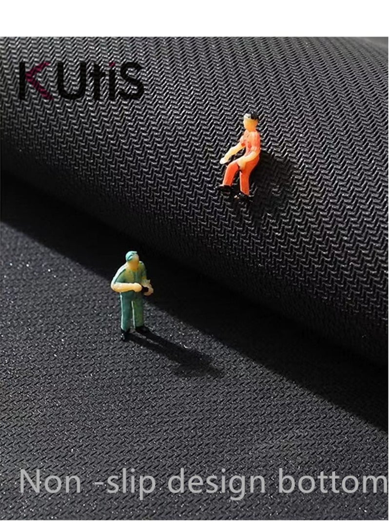 Kutis سجادة مطبخ مكونة من قطعتين غير قابلة للانزلاق تمتص الماء بسرعة 120 × 40 سم و60 × 40 سم  - Image 3
