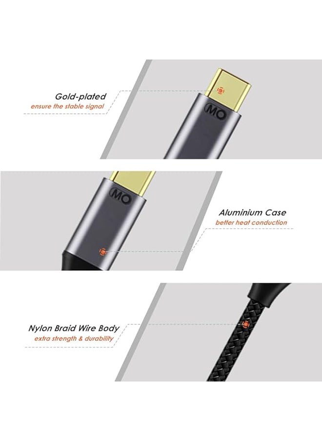 MOWSIL USB C to HDMI Cable 2M,USB 3.1 Type C Thunderbolt 3 to HDMI 4K 60Hz UHD Adapter Compatible iPhone 15 Series,iPad 10/Pro/Air/Mini,Samsung S23 Ultra/Galaxy Z,MacBook Pro,Dell XPS,Huawei P60 Pro  - Image 5
