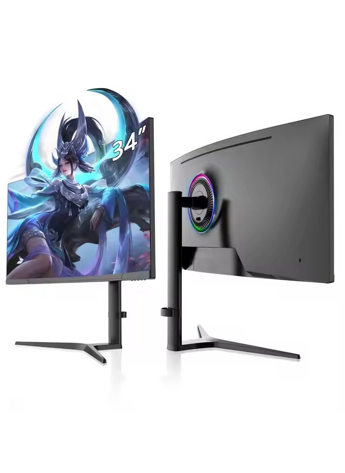 MONITOR 34inch Curved Gaming Monitor3840*2160 180hz Refresh Rate,1ms  - Image 1