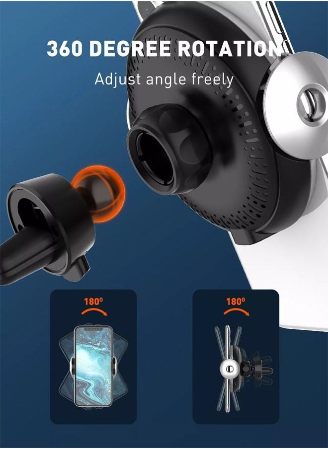 Wireless Car Charger, 15W Dual Coil Wireless Charging , Auto-Clamping Dashboard Car Mount Charger Holder For iPhone 14 Plus/14 Pro Max/13 Pro Max/12 Pro/12 Mini, Galaxy Z Flip4/3, S22 S21+ - pzsku/Z431460522E0755FF54CEZ/45/_/1677687968/d629b1b8-a6d7-4c7d-810a-1dd83b0abbcf