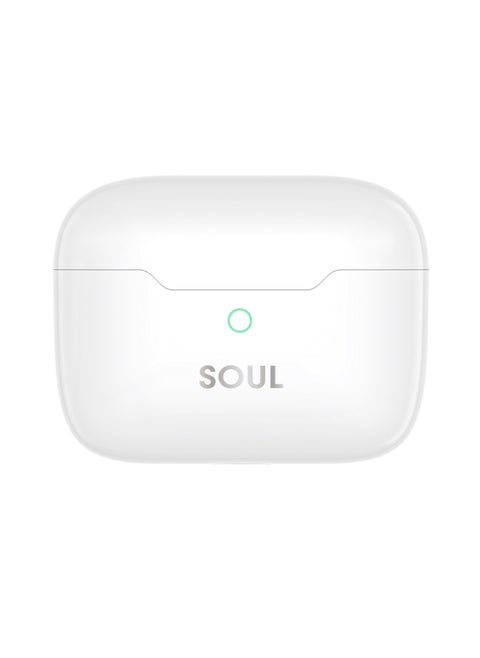 Xcell Soul15 ANC ENC True Wireless Earbuds | 22dB Active + Environmental Noise Cancelling, Ultra-Lightweight | 5Hr Playtime + 20Hr Backup | 11-Codec Support | Smart Touch for iPhone/Android – White