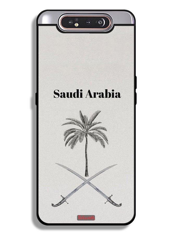Tolwak Samsung Galaxy A80 Protective Case Cover Kingdom Of Saudi Arabia Sign Art - Image 1