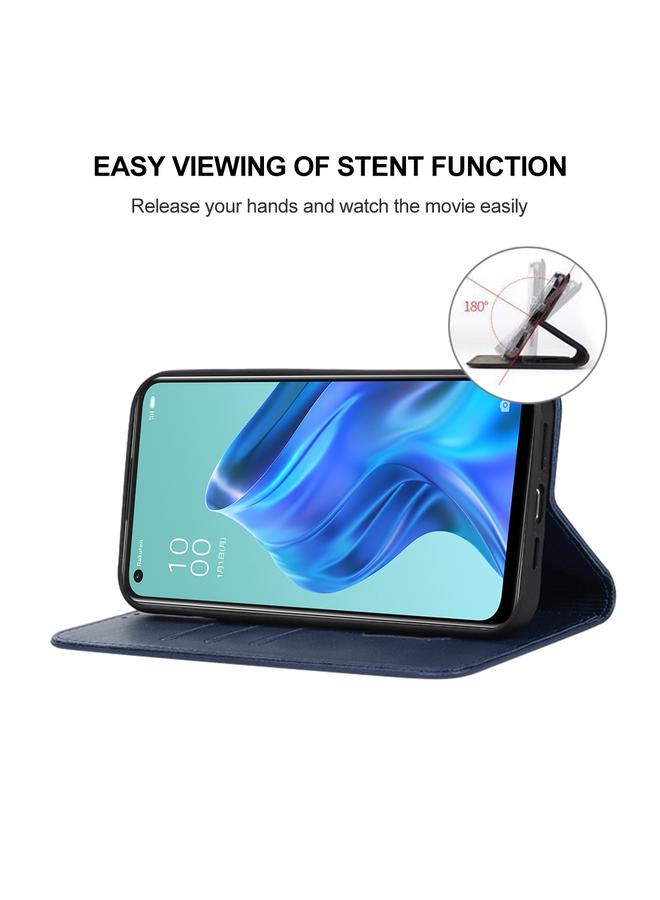 S-TOP Case For OPPO Reno5 A Magnetic Closure Leather Phone Case - Image 4