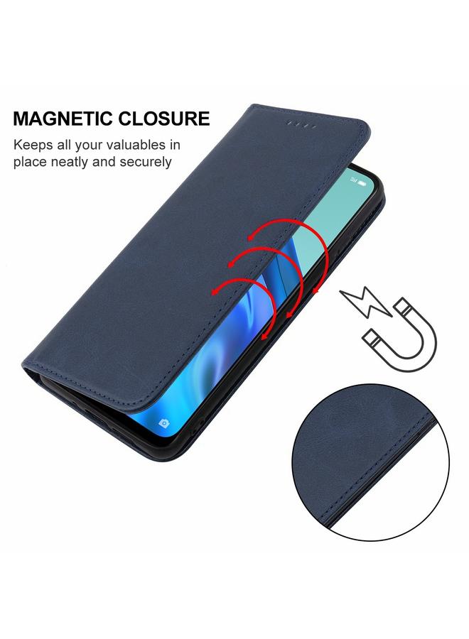 S-TOP Case For OPPO Reno5 A Magnetic Closure Leather Phone Case - Image 5