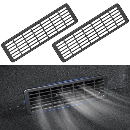 KUNIST 2PCS Rear Under Seat Air Vent Cover for Tesla Model Y Juniper, Backseat Floor Air Vent Cover Air Flow Vent Grille Protection for 2025-2026 Tesla Model Y Juniper Accessories - Image 1