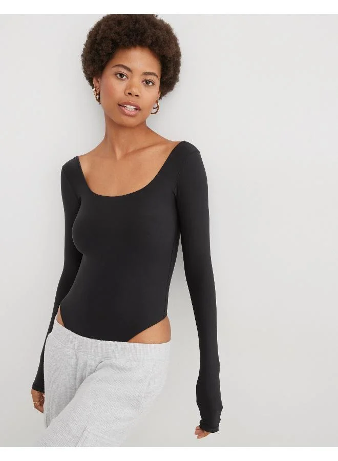 Aerie SMOOTHEZ Long Sleeve Bodysuit