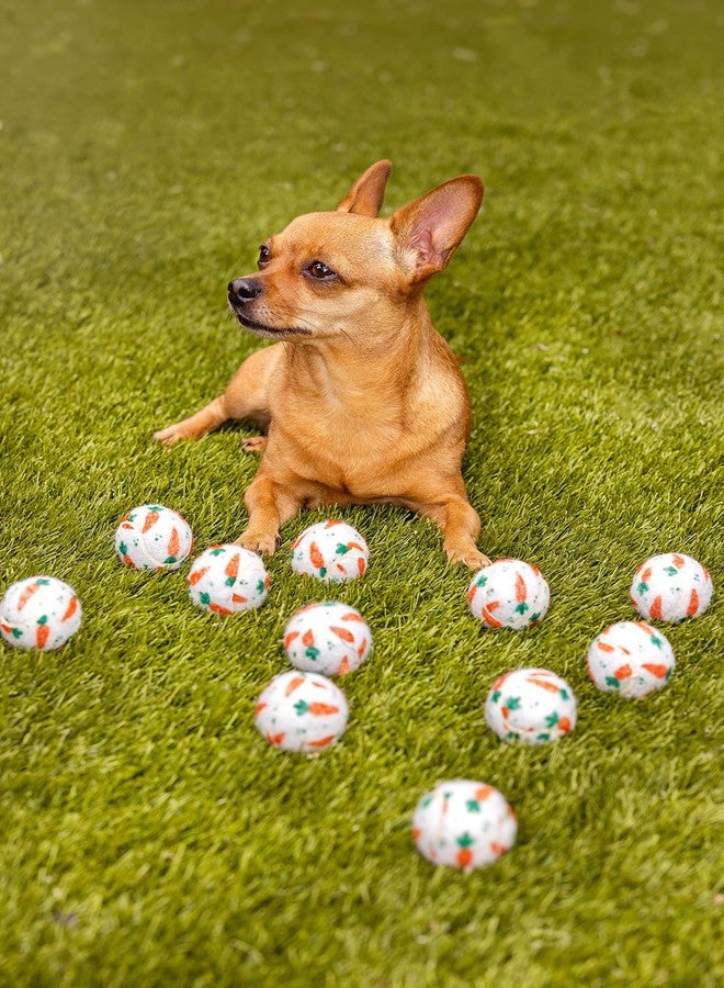 Midlee Mini Easter Carrot Dog Tennis Balls - Image 2