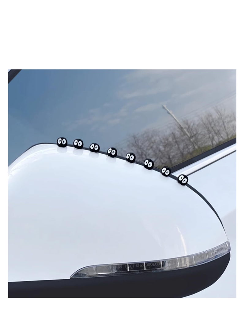 SYOSI - 46 Pcs Cute Soot Sprites, Car Rearview Mirror Accessories for Car Interior Decoration Dashboard Car Ornament Funny Gifts for Cute Car Mirror Interior Decors, Motorcycle, Bookshelf, Garden, Desk - Image 1