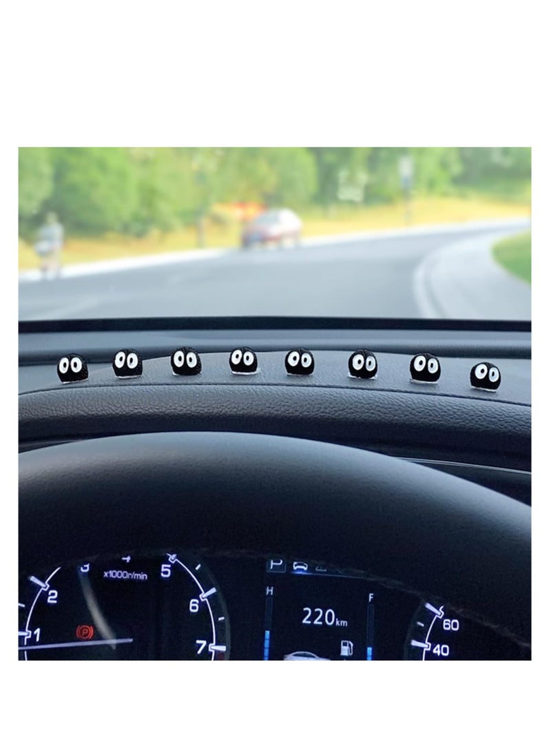 SYOSI - 46 Pcs Cute Soot Sprites, Car Rearview Mirror Accessories for Car Interior Decoration Dashboard Car Ornament Funny Gifts for Cute Car Mirror Interior Decors, Motorcycle, Bookshelf, Garden, Desk - Image 1