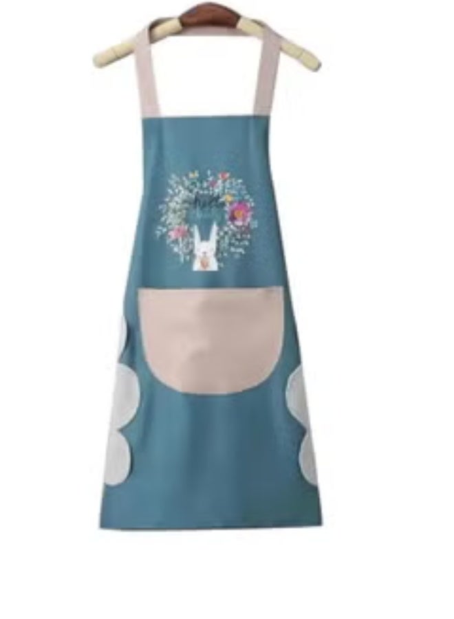 هابي هوم مريلة بياقة قابلة للتعديل وجيوب الوجه وتصميم مخيط متين ومقاوم للماء - Image 1