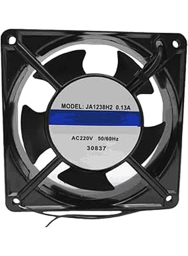 12038 220V AC Cooling Fan 0.13A 2 Wire with Bearing for Computer Case Cooling - Image 1