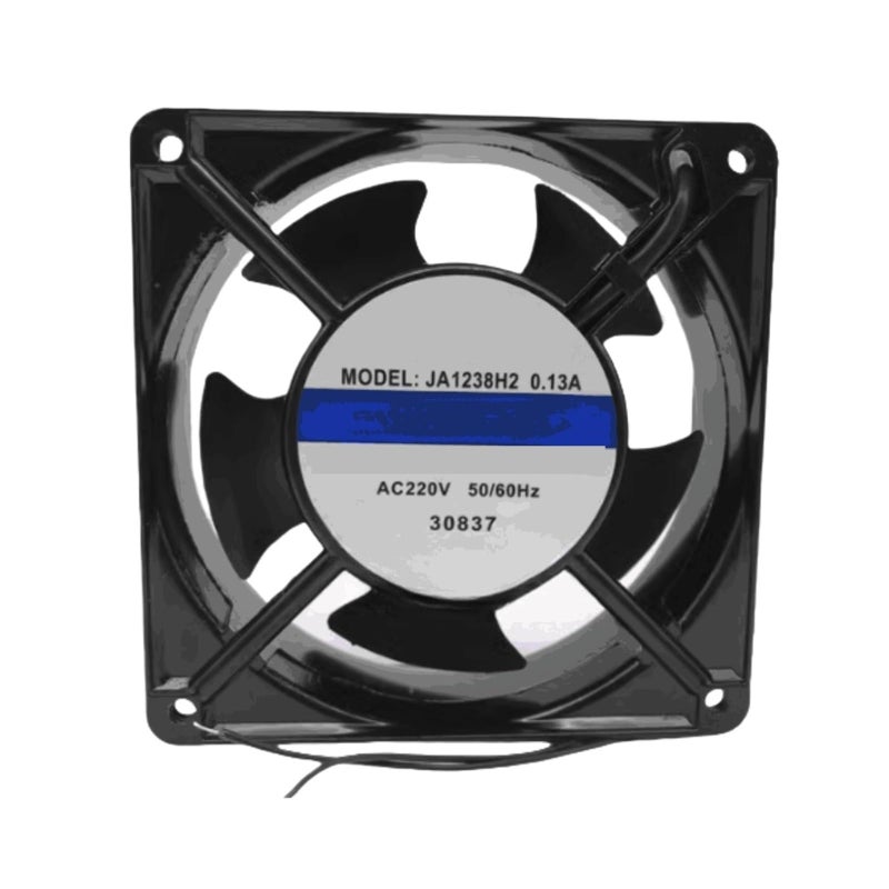 12038 220V AC Cooling Fan 0.13A 2 Wire with Bearing for Computer Case Cooling - Image 2