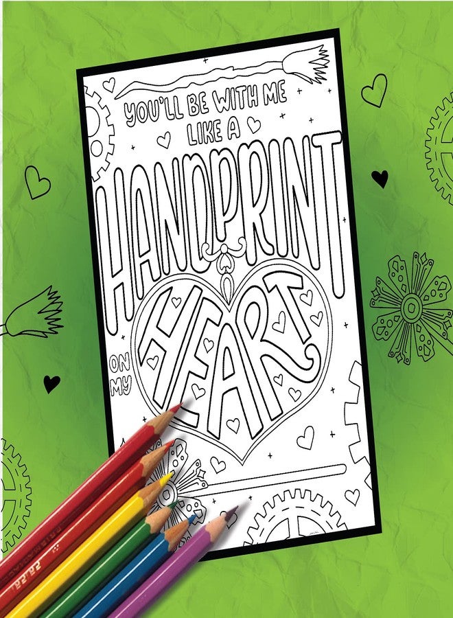 Coloring Broadway The Coloring Project - Wicked Inspired Coloring Pages (Set of 4), Like a Handprint on My Heart Broadway Musical Merchandise, Printed on Matte Card Stock (8 1/2” x 11”), Ideal Gift for a Theater Lover - Image 3