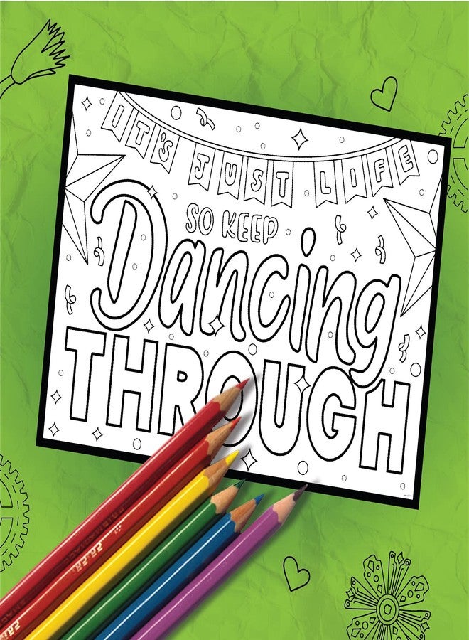 Coloring Broadway The Coloring Project - Wicked Inspired Coloring Pages (Set of 4), Like a Handprint on My Heart Broadway Musical Merchandise, Printed on Matte Card Stock (8 1/2” x 11”), Ideal Gift for a Theater Lover - Image 4